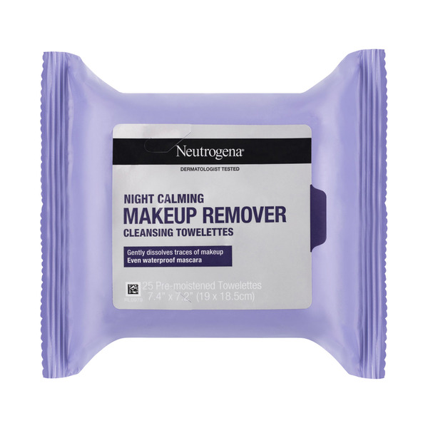 Neutrogena Night Calm Make Up Remover Wipes 25 pack