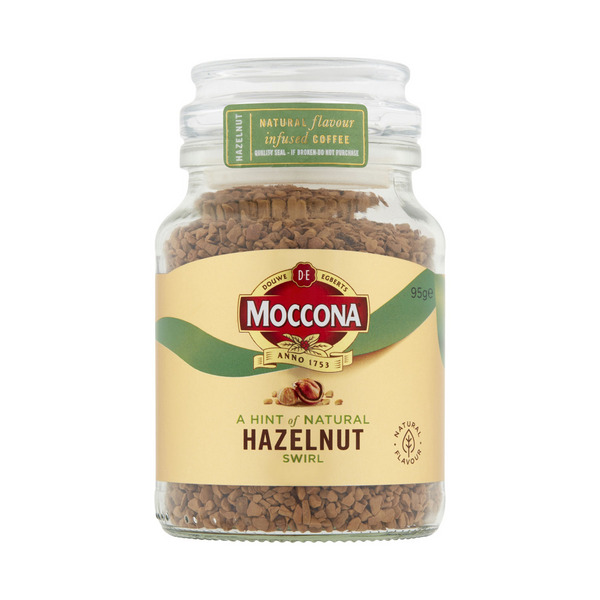 Moccona Hazelnut Flavour Infused Instant Coffee