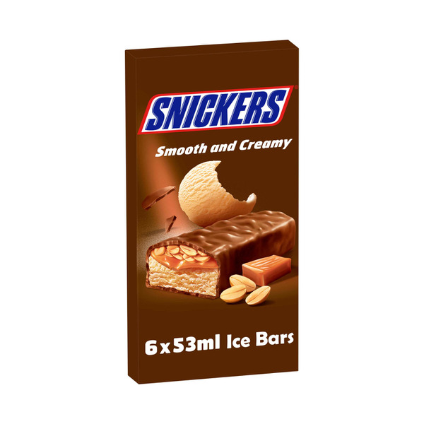 Snickers Creamy Ice Bar 6 Pack