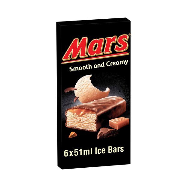 Mars Chocolate Smooth Creamy Ice Bar 6 Pack